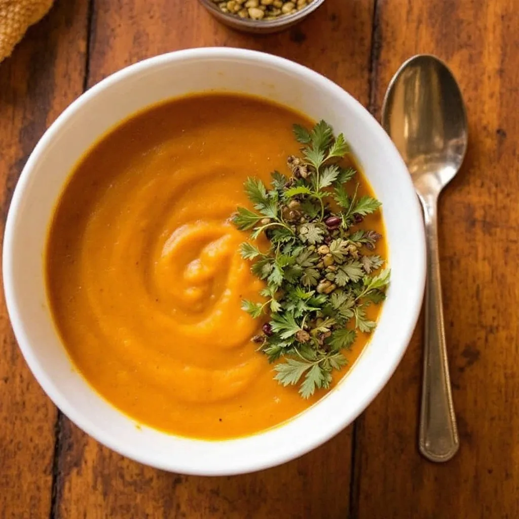 Pumpkin and Lentil Soup Recipe