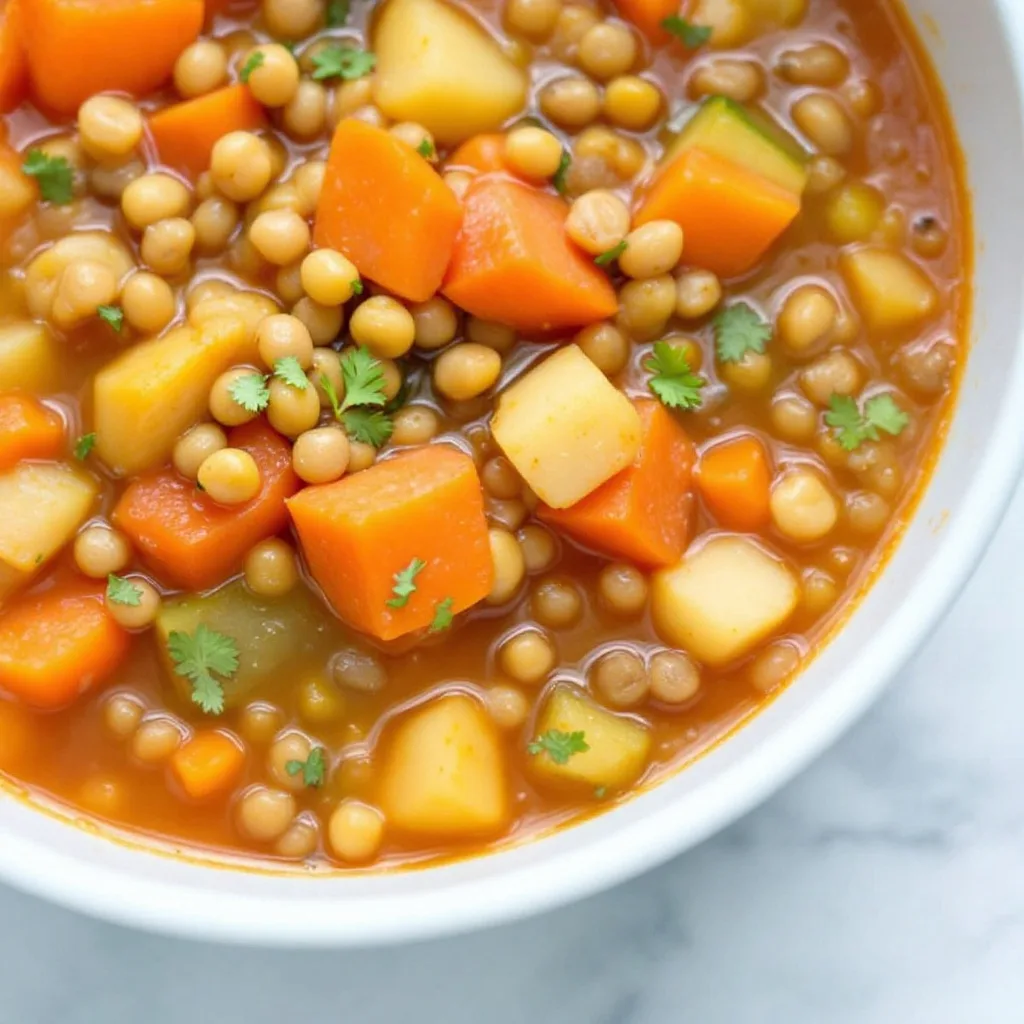 Mediterranean Lentil and Vegetable Soup Recipe