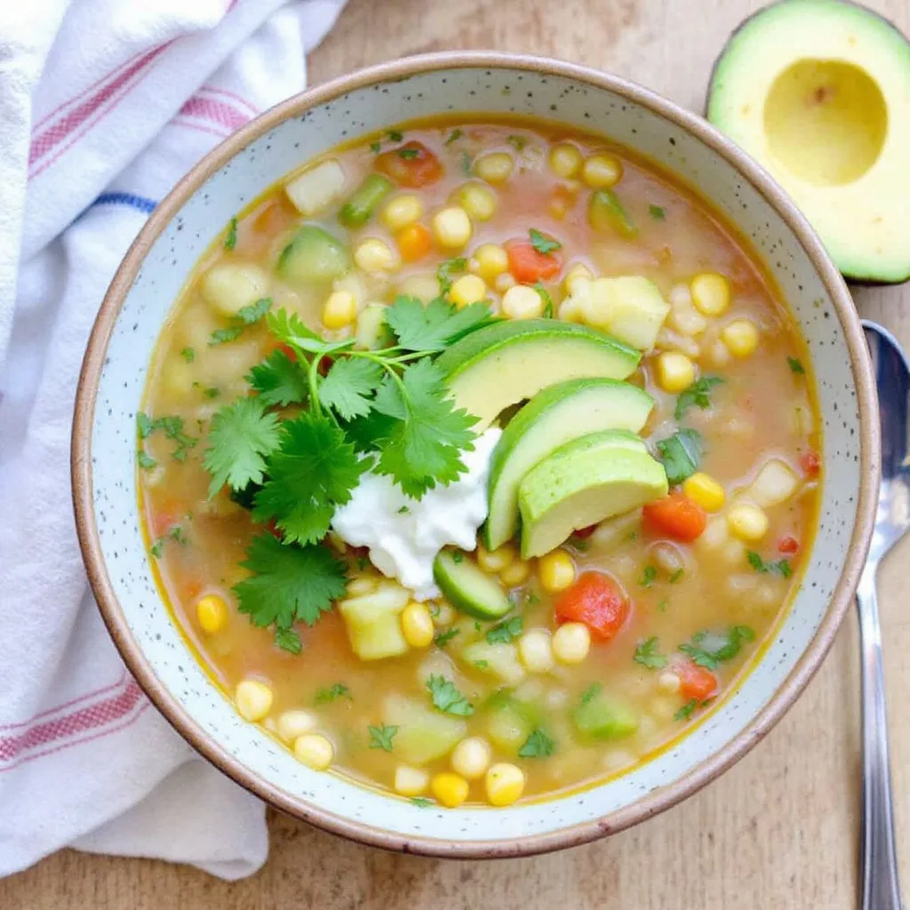 Mexican Zucchini and Corn Soup Recipe
